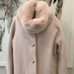 Ballerina pink coat. Made in Italy